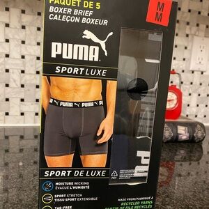PUMA SportLuxe Boxer Briefs - 5 pack - new with tags